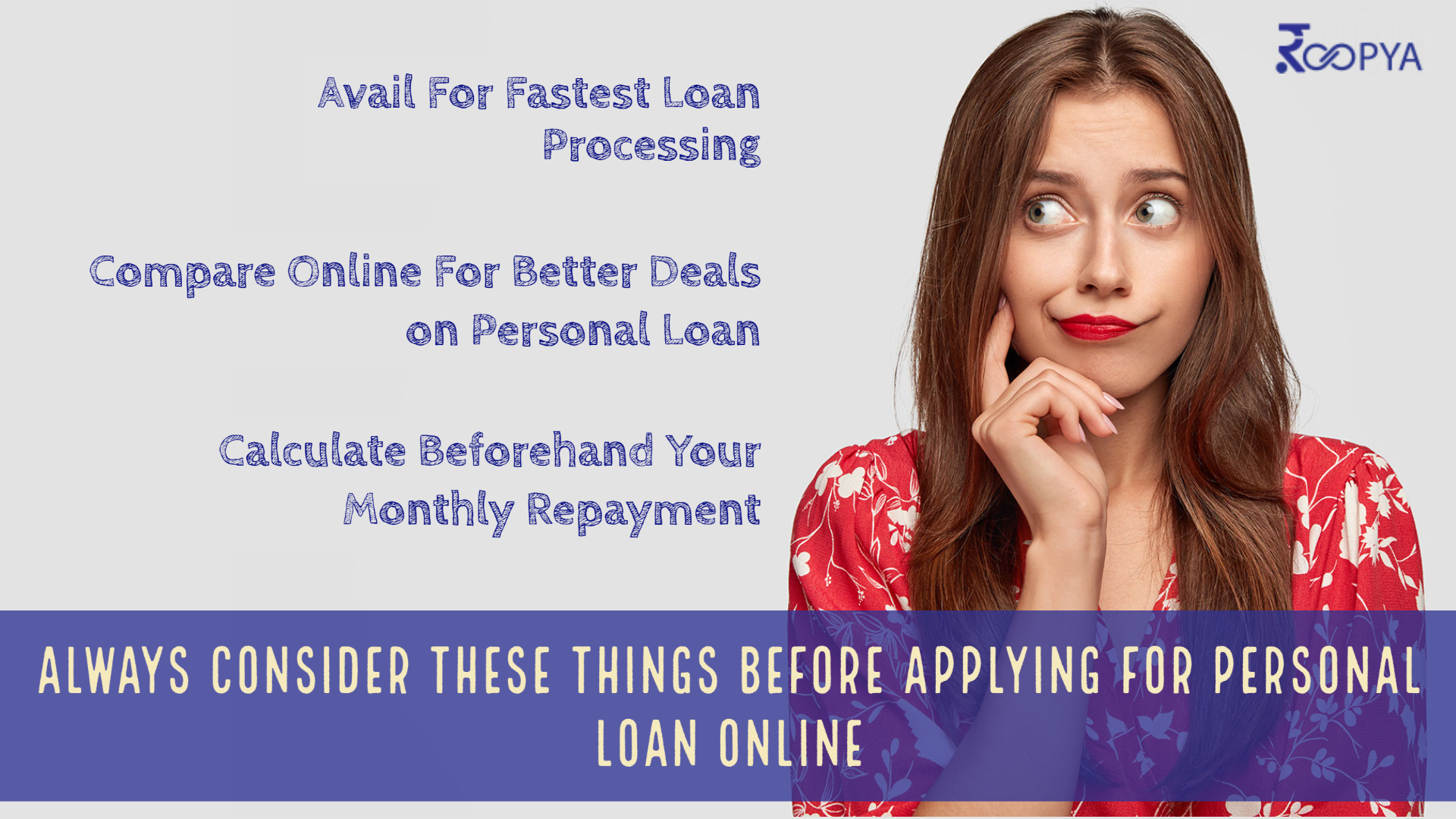 personal loan consider