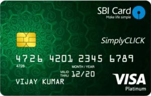 SBI simplyclick credit card