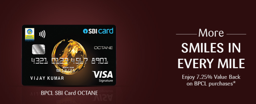 BPCL SBI Octane Credit Card Banner