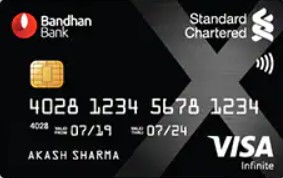 Bandhan Bank Standard Chartered Xclusive credit card logo