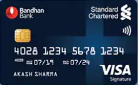 Bandhan Bank Standard Chartered Plus credit card logo