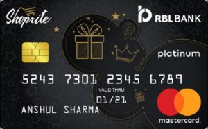 RBL Bank ShopRite Credit Card